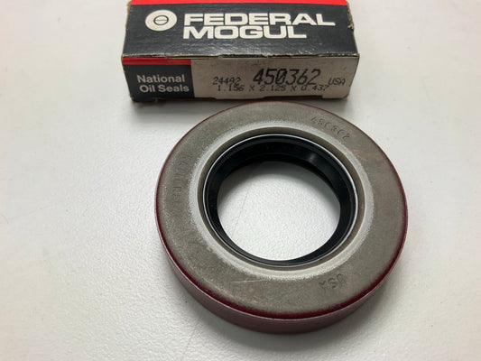National 450362 Wheel Oil Seal - 2.129'' OD X 1.156'' ID X 0.437'' Wide