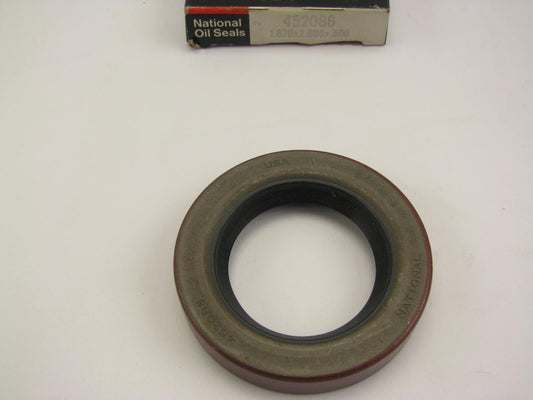National 452086 Multi Purpose Wheel Seal 1.670'' X 2.686'' X .500''