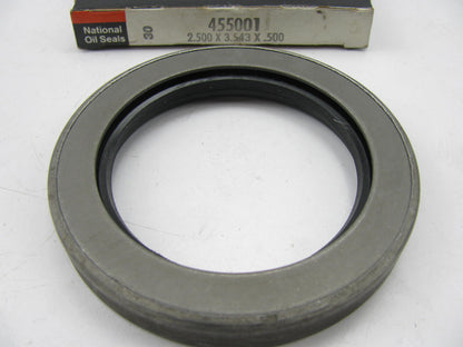 National 455001 Oil Seal - 3.543'' OD X 2.500'' ID X 0.500'' Wide