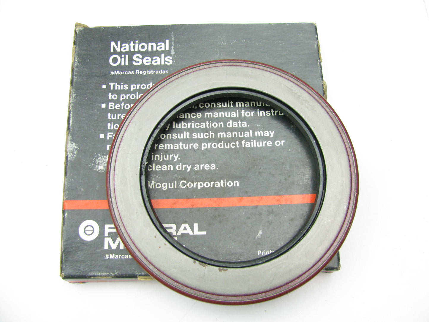 National 455026 Oil Seal - 5.004'' OD X 3.4375'' ID X 0.469'' Wide