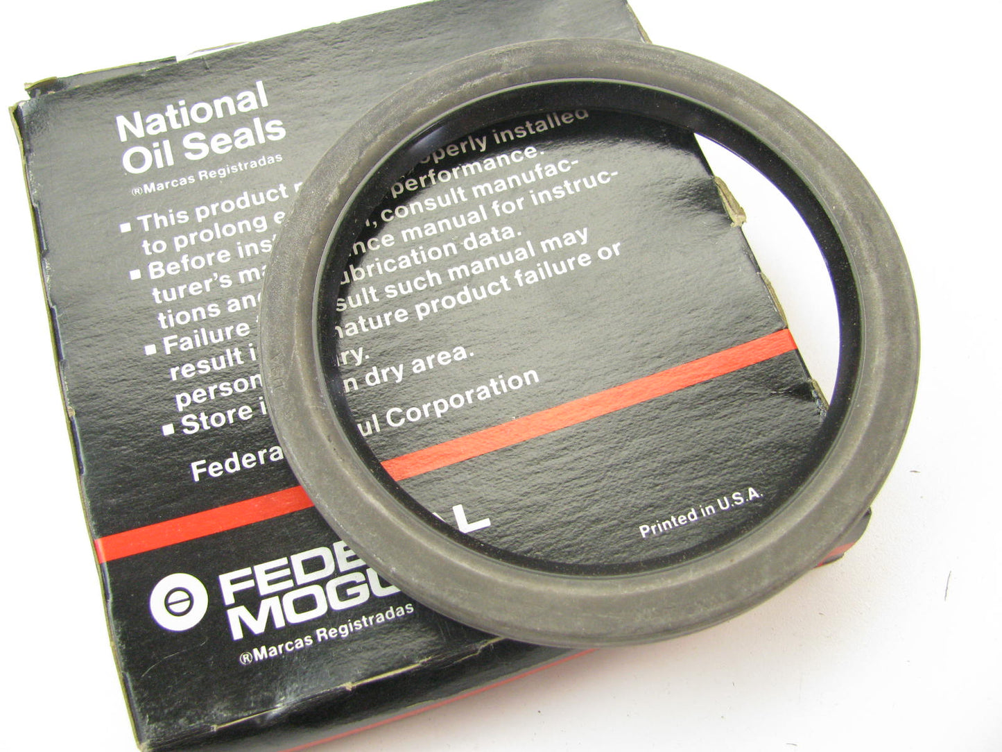 National 455035 Oil Seal - 4.999'' OD X 4.000'' ID X 0.468'' Wide
