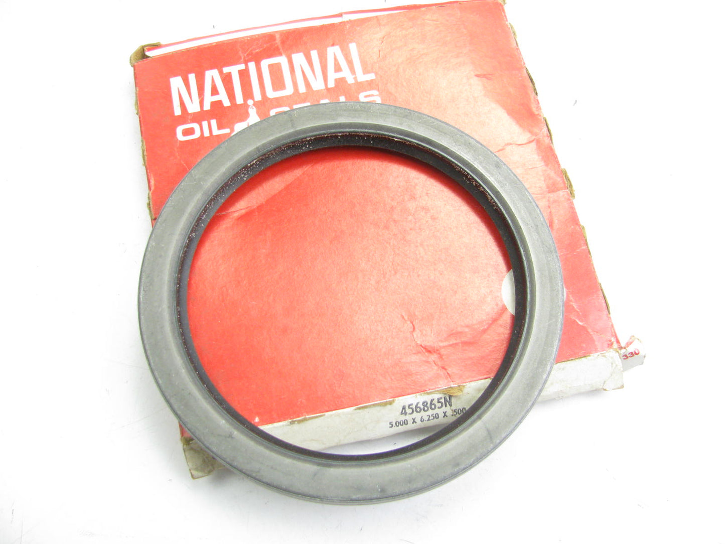 National 456865N Oil Seal - 6.256'' OD X 5.000'' ID X 0.500'' Wide (6.250'' Housing)