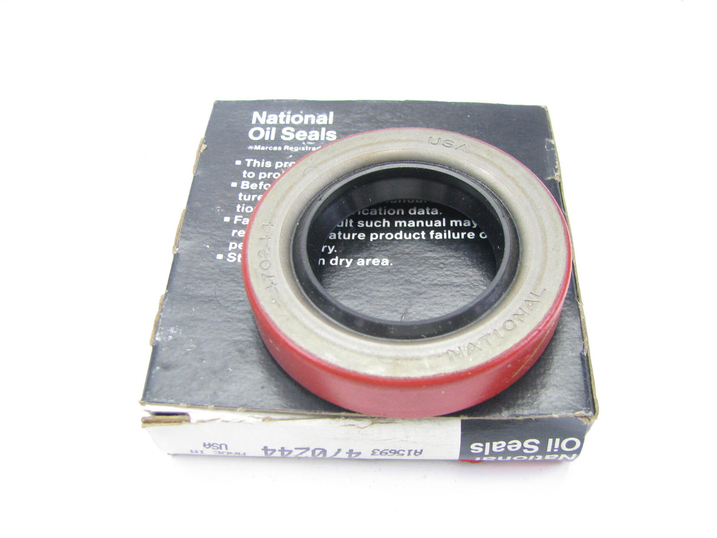 National 470244 Wheel Seal - 2.066'' OD X 1.250'' ID X 0.437'' WIDTH