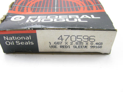 National 470596 Wheel Oil Seal - 1.687 X 2.835 X 0.468