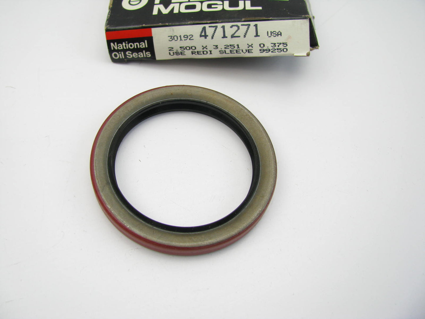 National 471271 Wheel Seal 3.251'' OD X 2.500'' ID X 0.375'' Wide