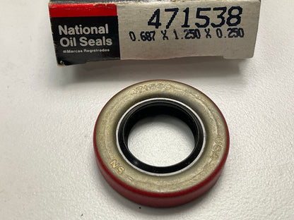 National 471538 Oil Seal - 1.254'' OD X 0.687'' ID X 0.250'' Wide