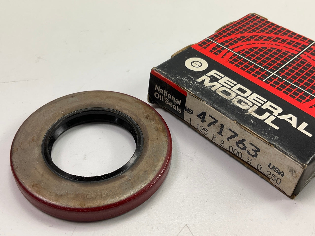 National 471763 Oil Seal - 2.004'' OD X 1.125'' ID X 0.250'' Wide