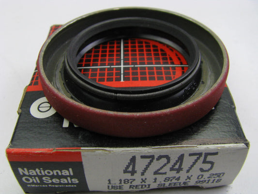 National 472475 Wheel Oil Seal - 1.880 OD X 1.187 ID  X 0.252 Width