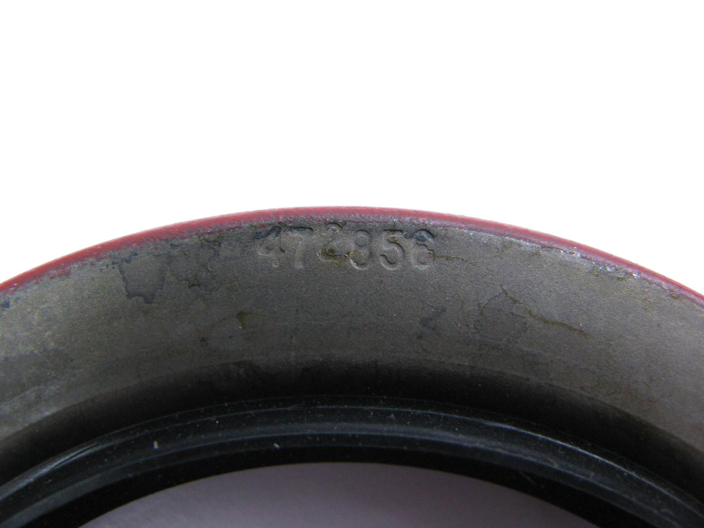 National 472856 Rear Inner Wheel Seal - 3.350'' OD X 2.375'' ID X 0.438'' Wide