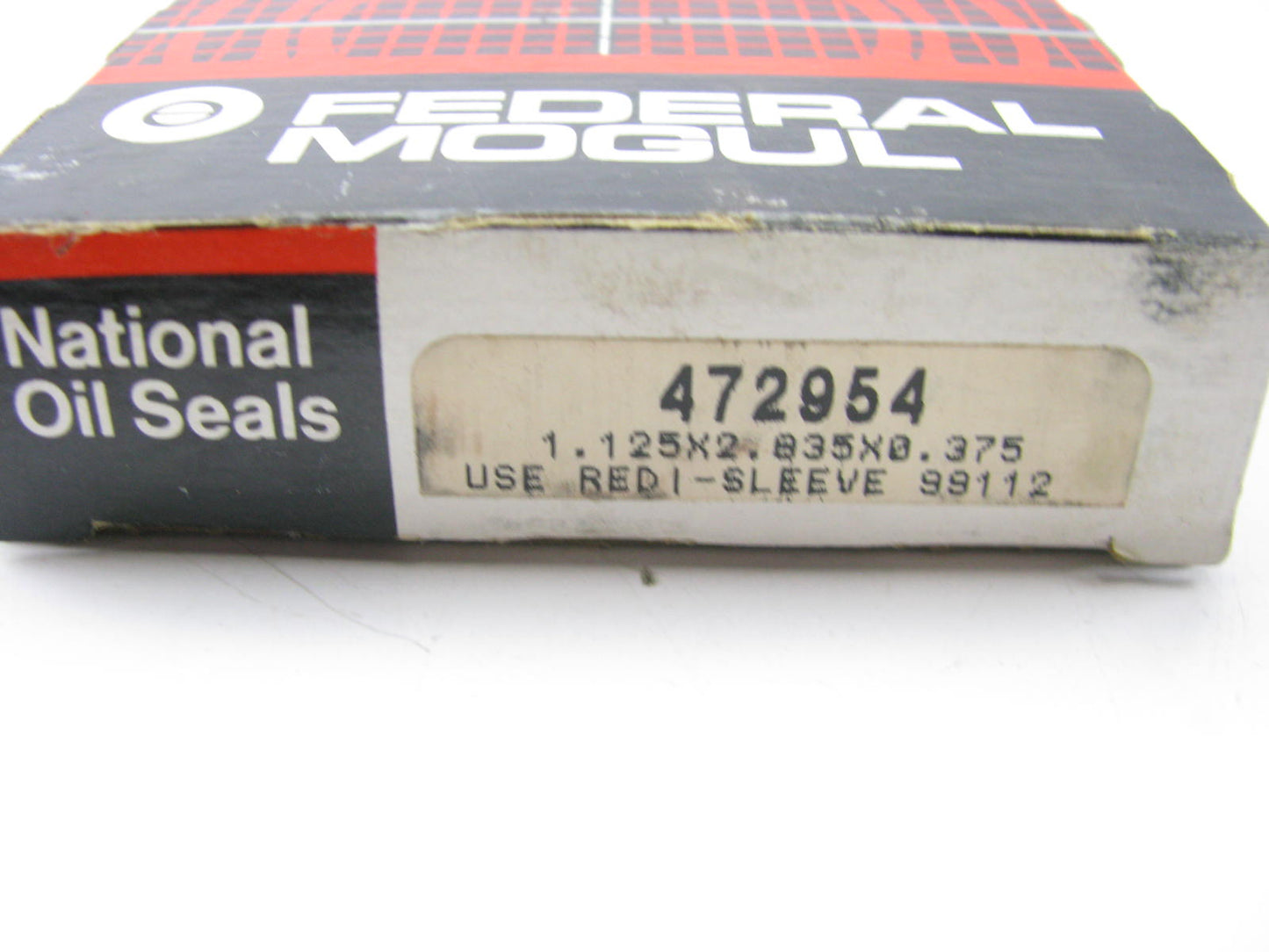 National 472954 Wheel Oil Seal - 1.125'' ID X 2.835'' OD X 0.375'' Wide
