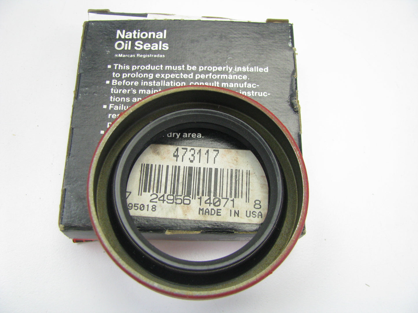 National 473117 Oil Seal - 2.332'' OD X 1.625'' ID X 0.437'' Wide