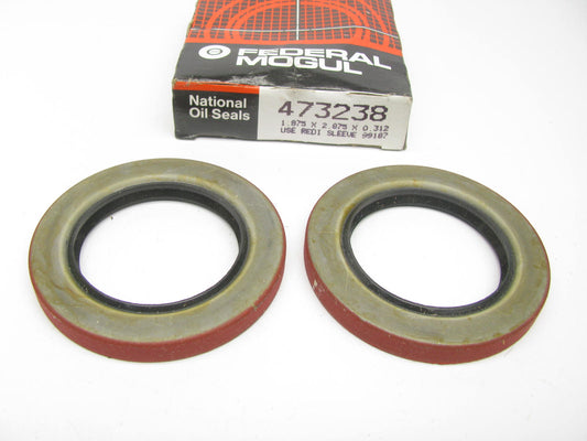 (2) National 473238 Oil Seal - 1.875'' ID X 2.879'' OD X .312'' WIDTH