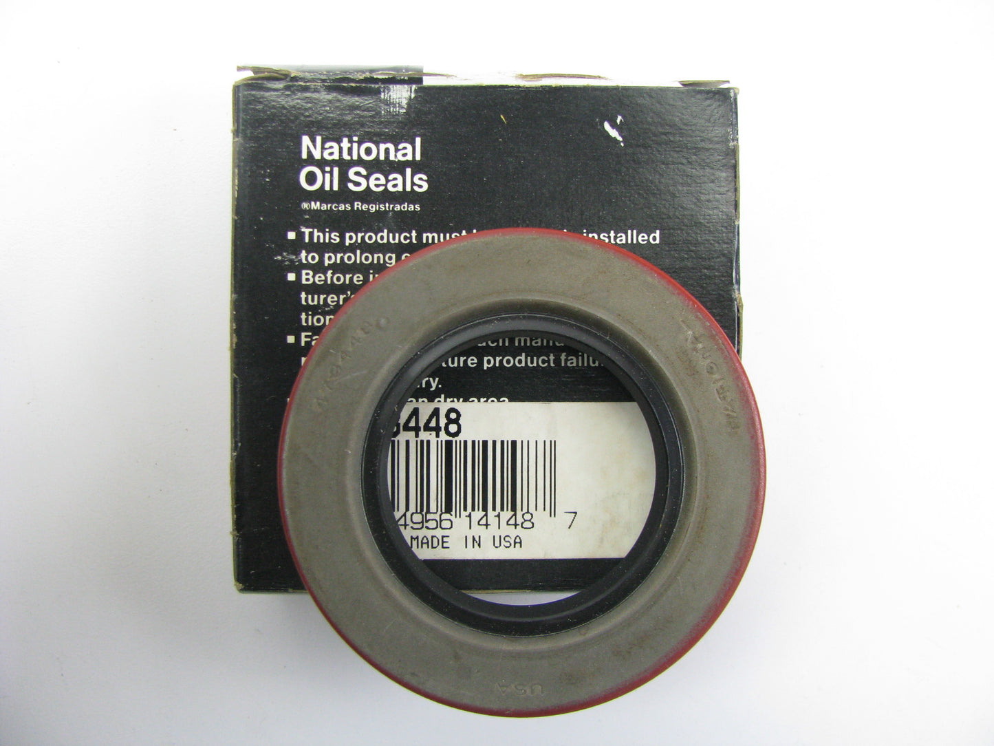 National 473448 Wheel Seal 3.001'' OD X 1.750'' ID X 0.375'' Wide