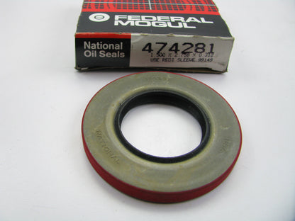 National 474281 Oil Seal - 2.758'' OD X 1.500'' ID X 0.312'' Wide