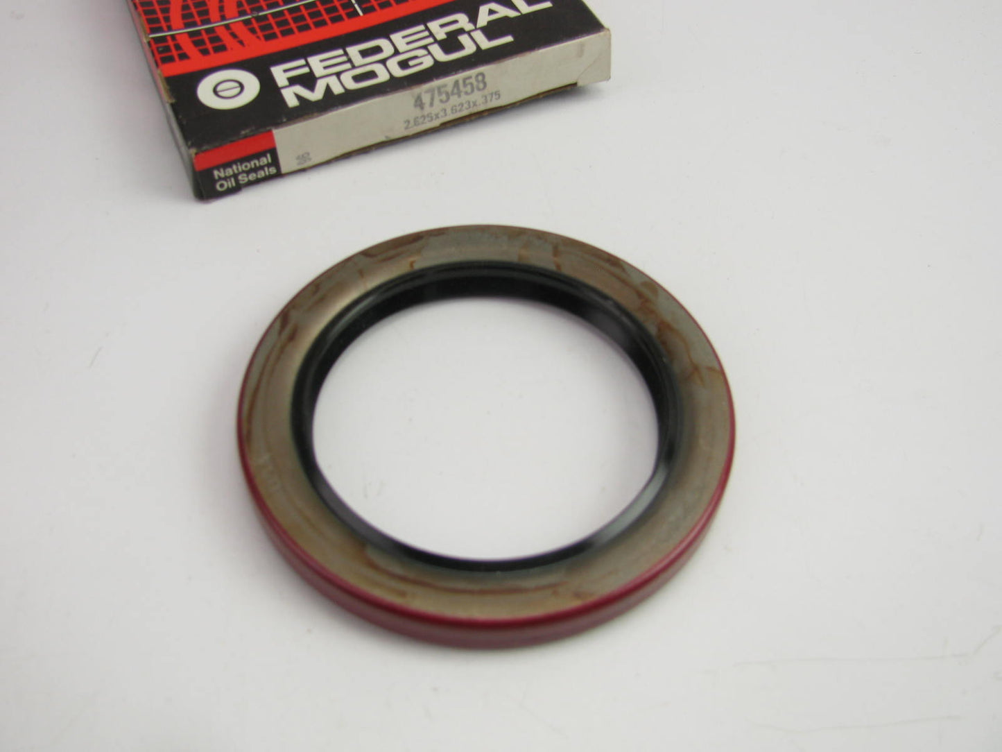 National 475458 Rear Inner Wheel Seal - 3.623'' OD X 2.625'' ID X 0.375 Wide