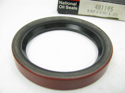 National 481195 Front Inner Wheel Seal - 2.502'' OD X 1.937'' ID X 0.375'' Wide