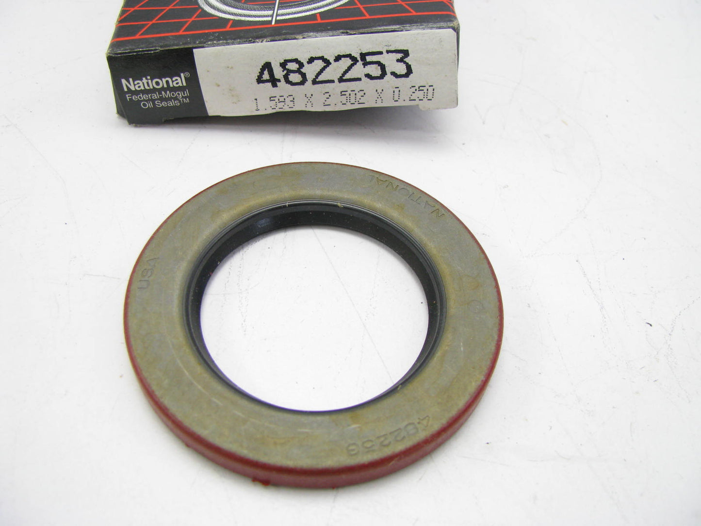 National 482253 REAR Wheel Seal - 1.593 X 2.502 X 0.250