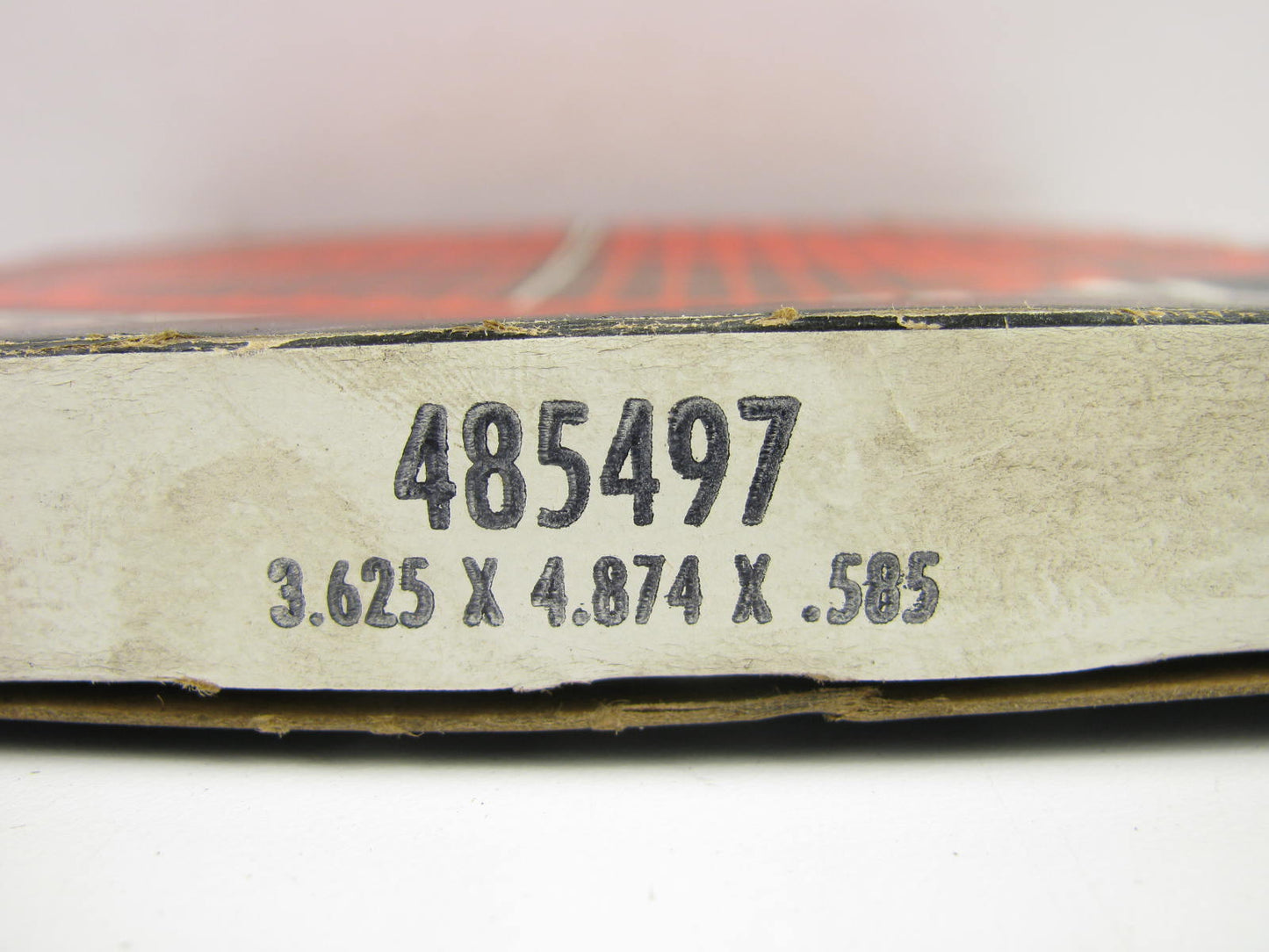 National 485497 Wheel Oil Seal - Rear 4.874'' OD X 3.625'' ID X 0.585'' Wide