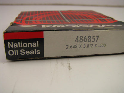 National 486857 Oil Seal - 3.812'' OD X 2.648'' ID X 0.500'' Wide