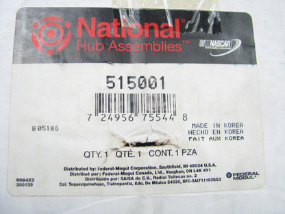 National 515001 Front Wheel Hub Bearing (6-LUG) 4X4  4-WD