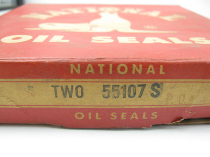 National 55107S Oil Seal - 7.008'' OD X 5.750'' ID X 0.562'' Wide - 2/Pack
