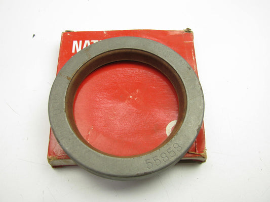 National 55858 Oil Seal - 4.761'' OD X 3.438'' ID X 0.438'' 34383 455858