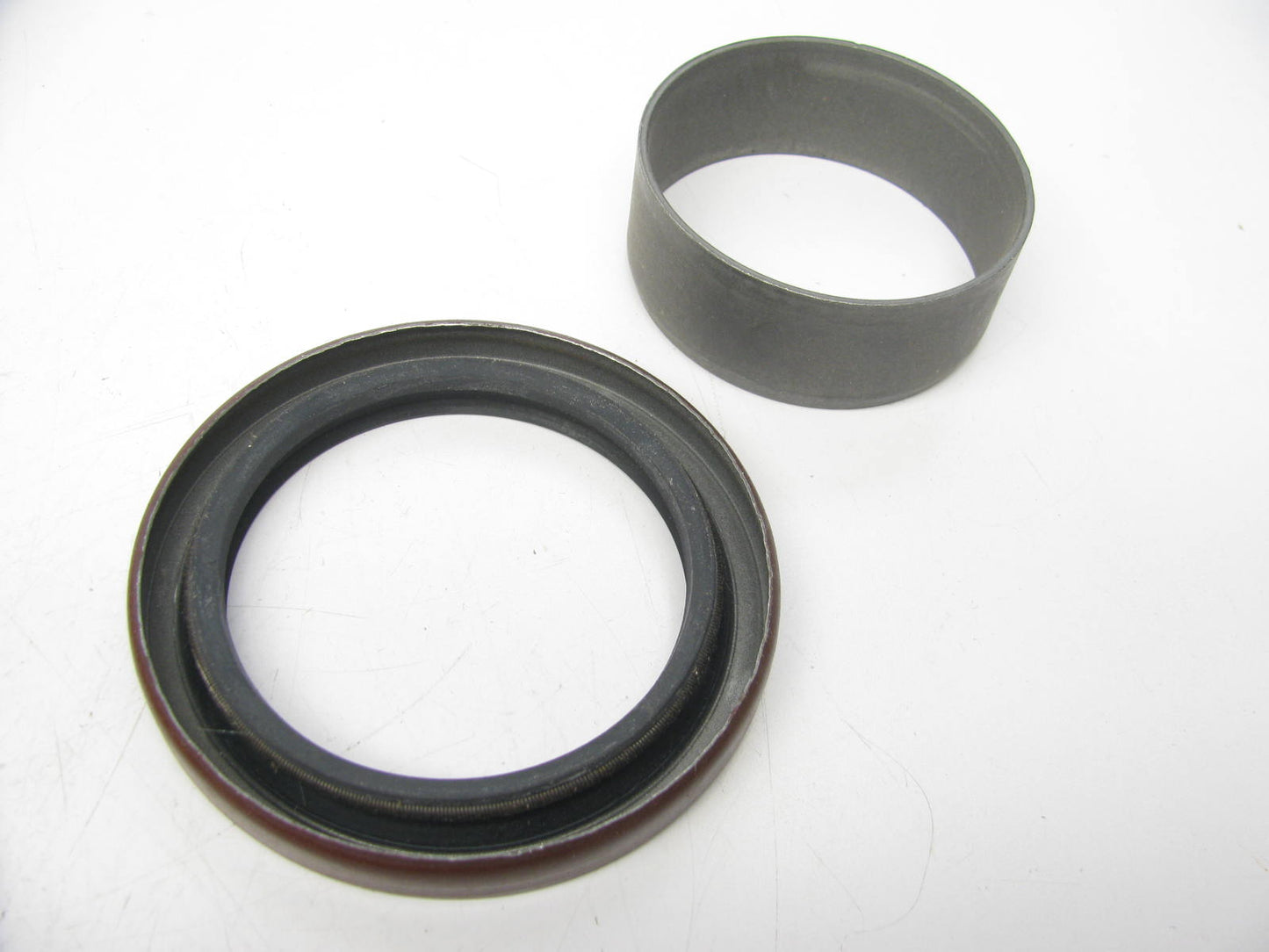 National 5602 Oil Wheel Seal 3.433'' OD X 2.375'' ID X 1.000'' Wide W/ Wear Sleeve