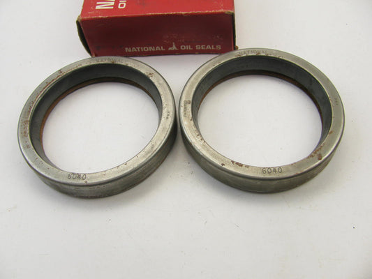 (2) National 6040 Wheel Oil Seal 4.381'' OD X 3.500'' ID X 0.438'' - 34868 415899N