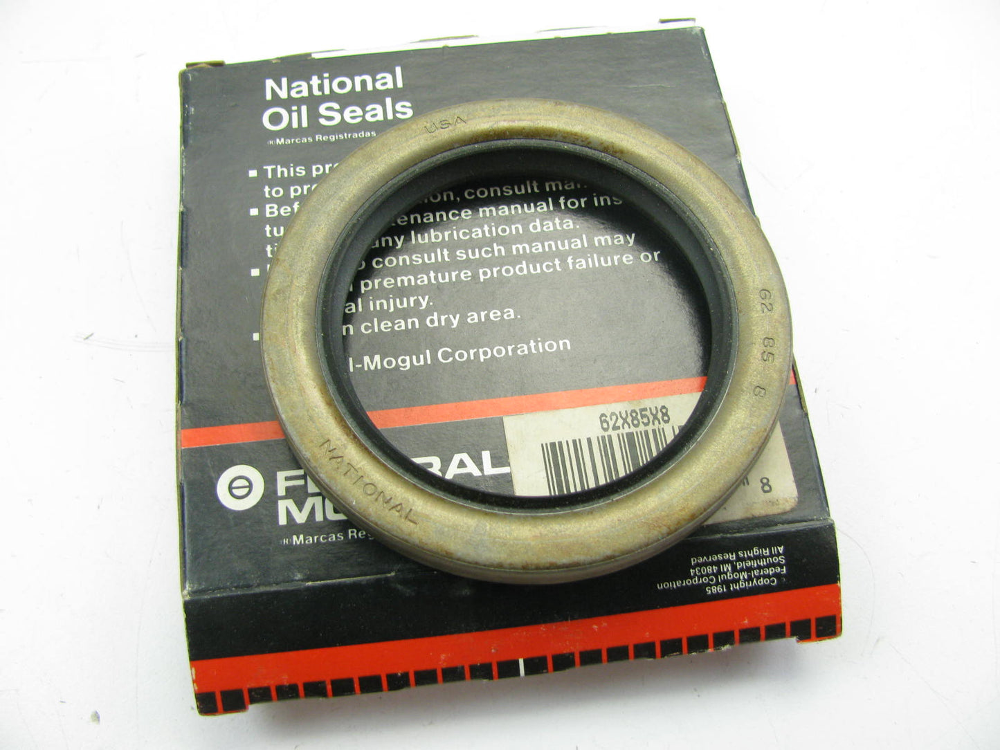 National 62X85X8 Oil Seal - 85mm X 62mm X 8mm
