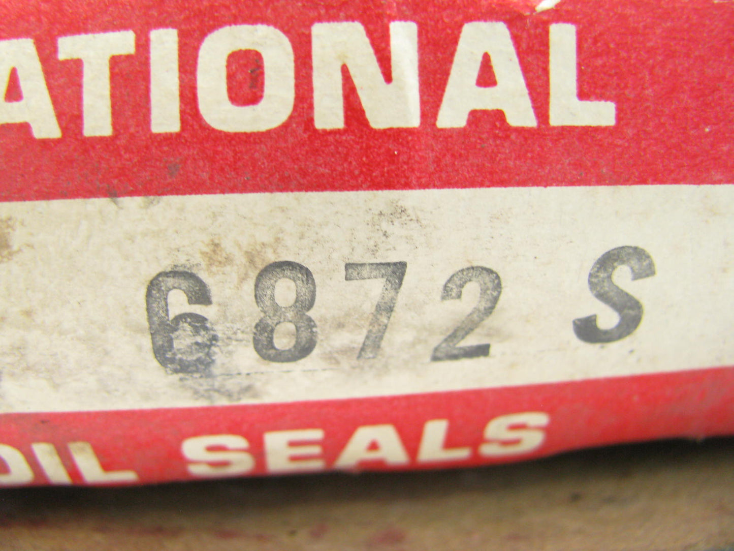 National 6872S Wheel Seal 6.316'' OD X 5.500'' ID X 1.250'' Wide HD Trucks