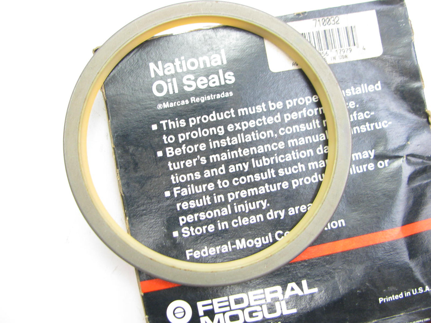 National 710032 Hydraulic Wiper Seal 5.000'' X 5.750'' X 0.313''