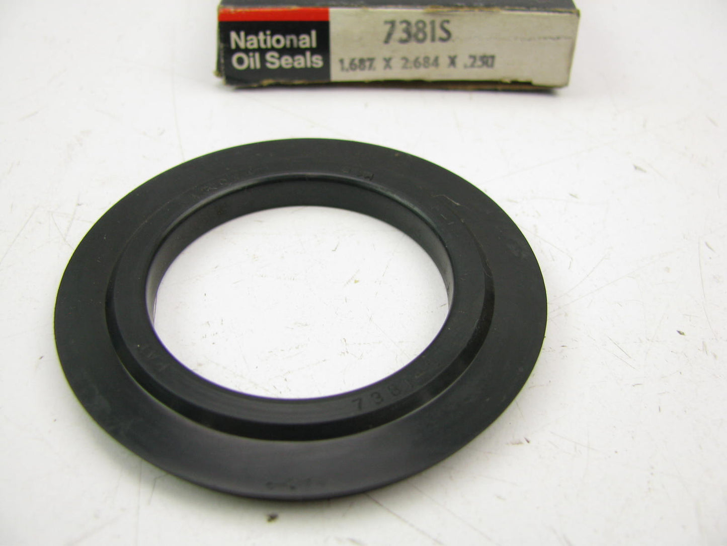 National 7381S Oil Seal - 2.684'' OD X 1.687'' ID X 0.250'' Wide
