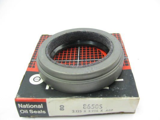 National 8650S Oil Seal - 3.0010'' OD X 2.1250'' ID X 0.6875'' Wide