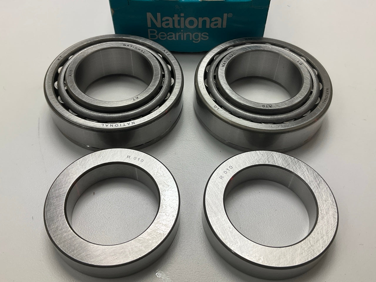 (2) National A-10 Rear Wheel Bearing And Race Set