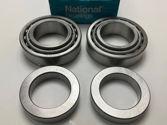 (2) National A-10 Rear Wheel Bearing And Race Set