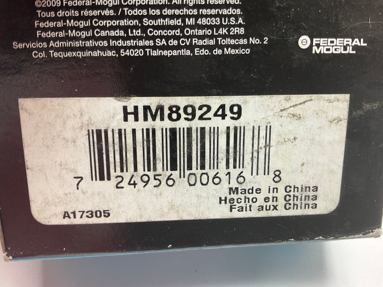 National HM89249 Differential Pinion Bearing