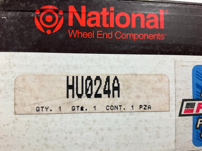 National HU024A Wheel Oil Hub Cap - 5.25'' OD X 3.413'' ID - 6 Bolts