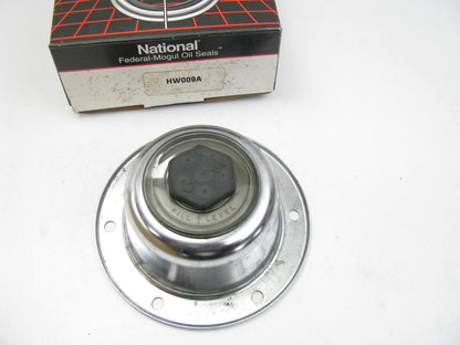 National HW009A Wheel Oil Hub Cap - 6.25'' OD X 5.5'' Bolt Circle X 6 Bolts