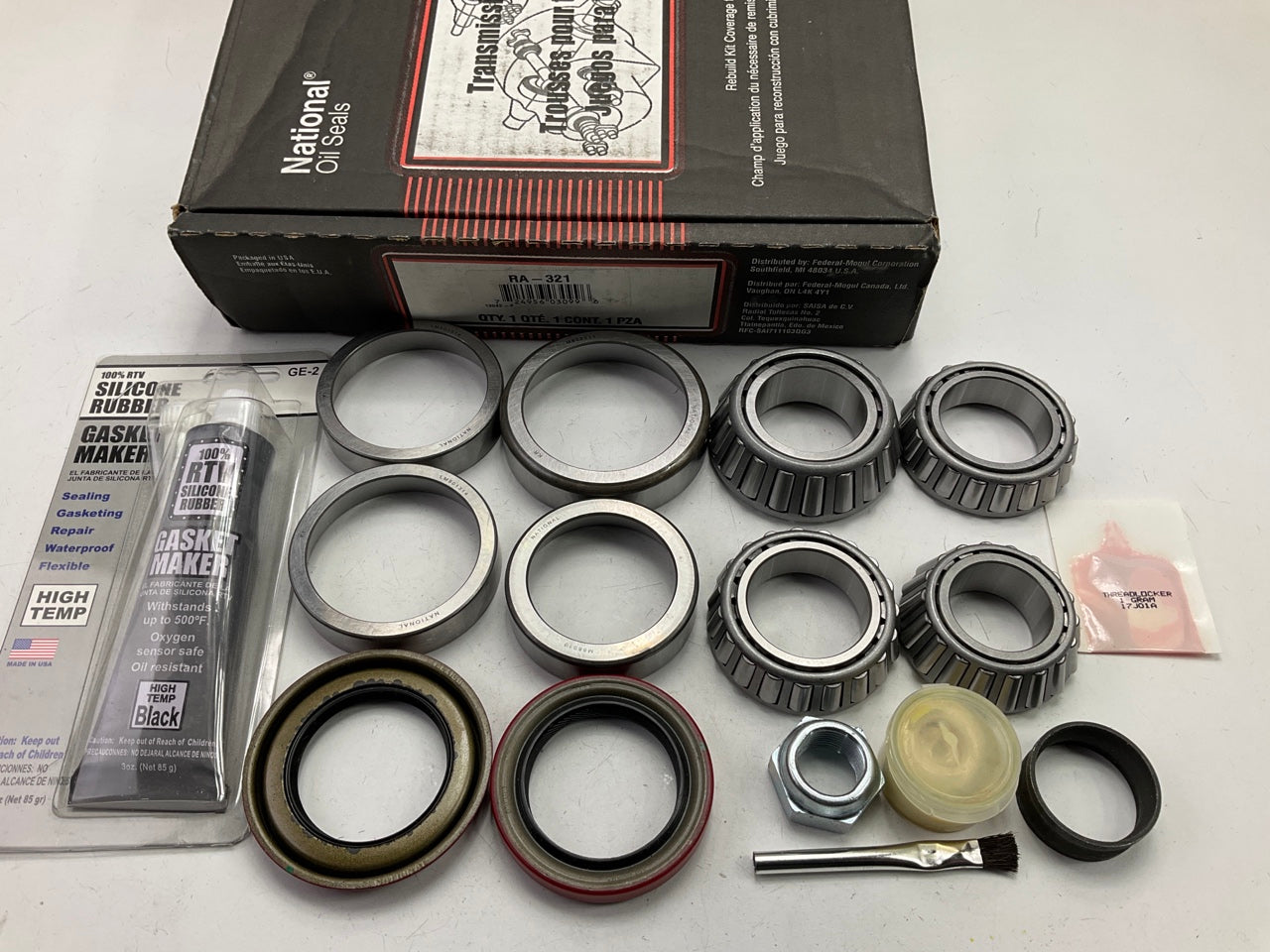 National RA321 Axle Differential Bearing And Seal Kit