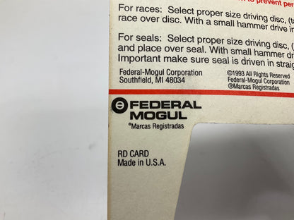 National RD2001 Seal Driver Installation Tool Kit