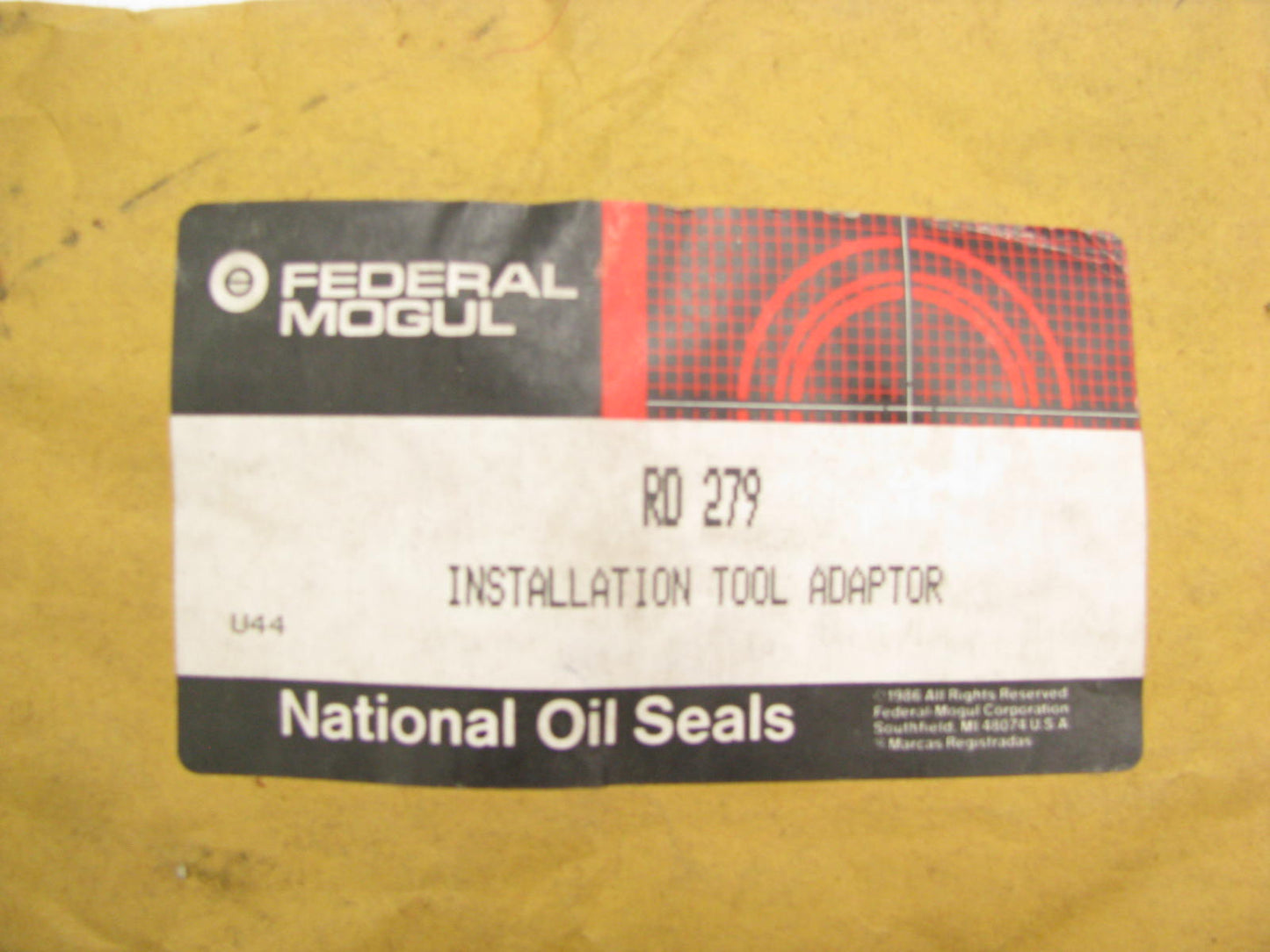 National RD279 Wheel Hub Seal Installation Tool For 370011A