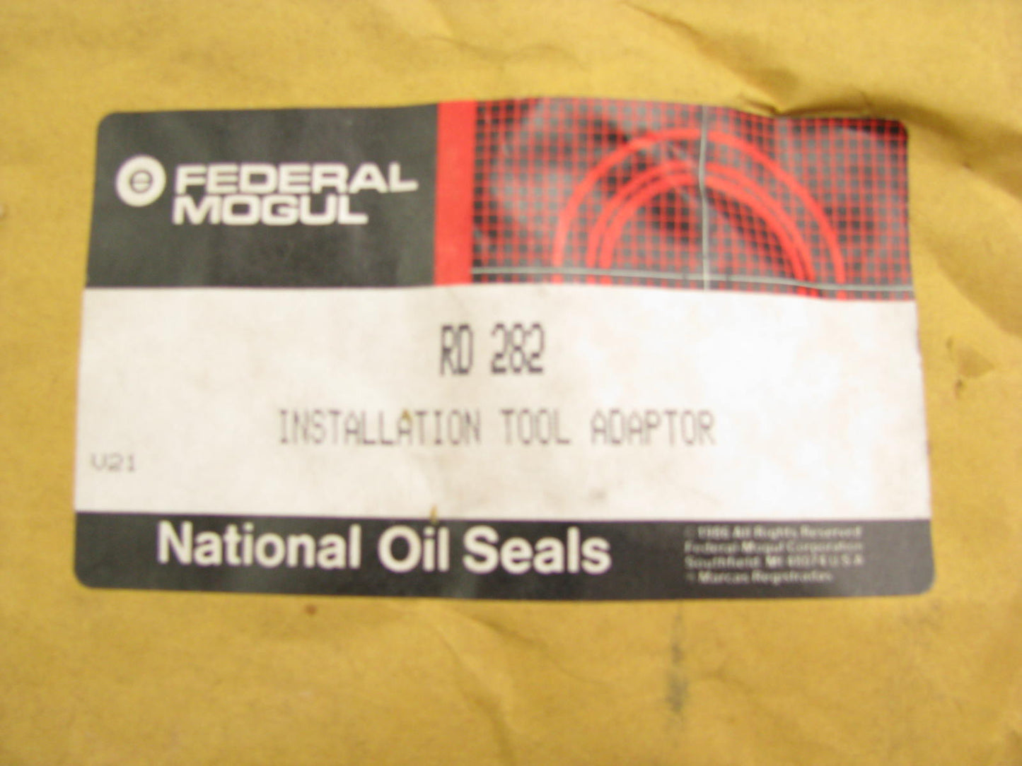 National RD282 Wheel Hub Seal Installation Tool For 370015A 370036A 370066A