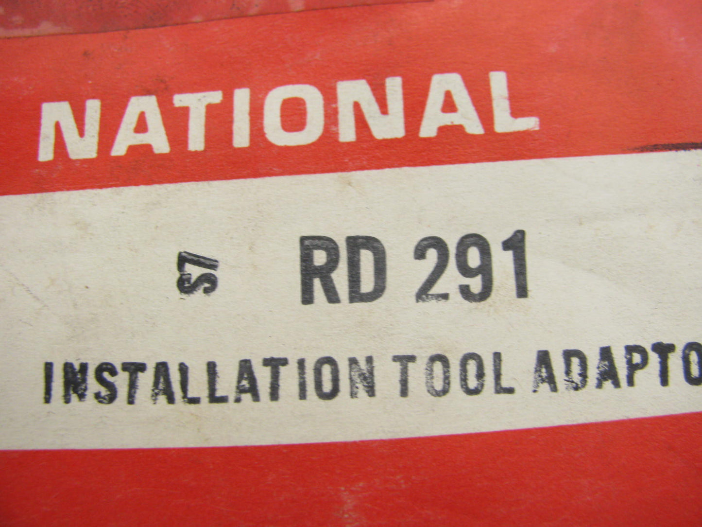 National RD291 Wheel Hub Seal Installation Tool - For: 370007A 370057A 370121A