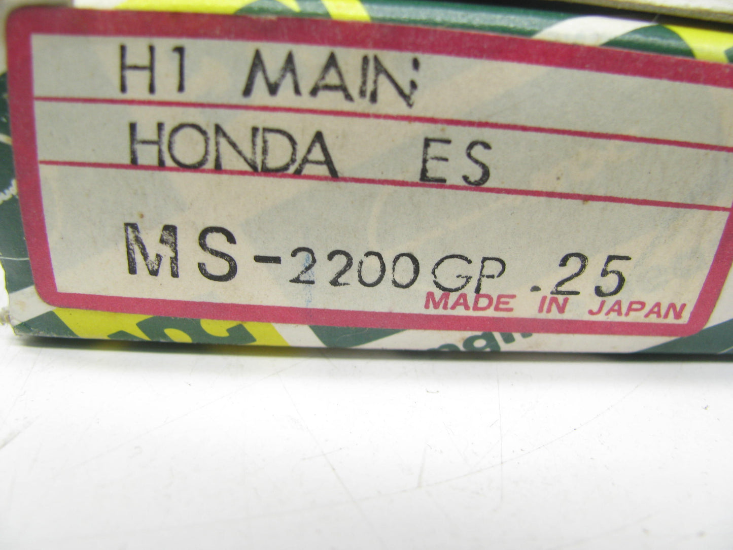 NDC MS-2200GP-25 Engine Main Bearings .25mm For 1984-1989 Honda 1.8L 2.0L-L4