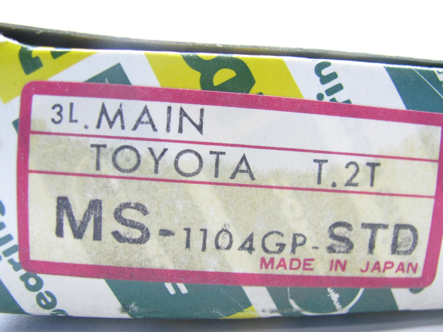 NDC MS1104GP Engine Main Bearings - Standard 1970-1971 Toyota 1.6L-L4