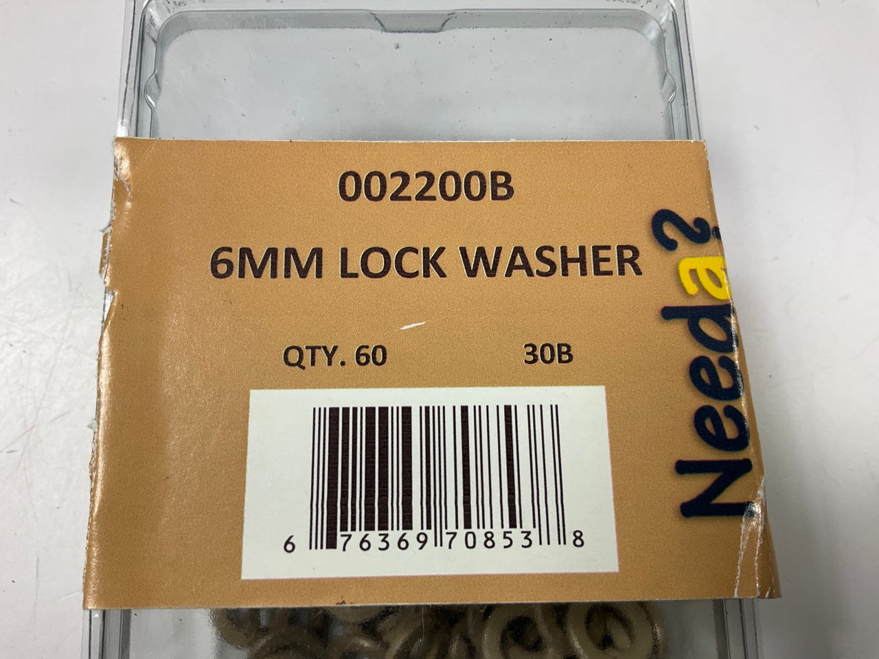 Needa 002200B Lock Washers, 6MM - 60 PACK