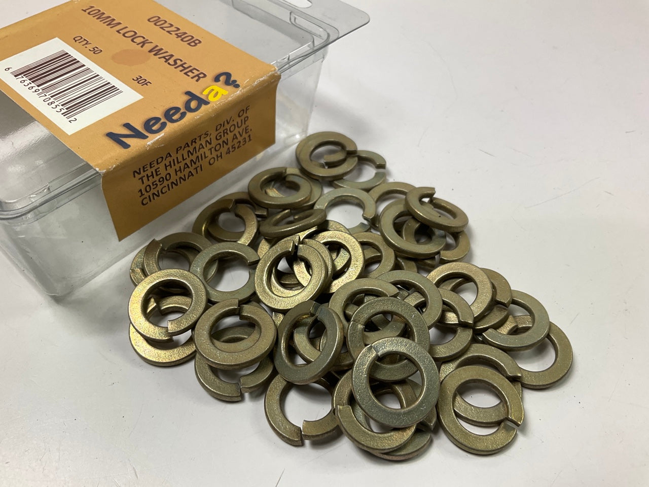 Needa 002240B Lock Washers, 10MM - 50 PACK