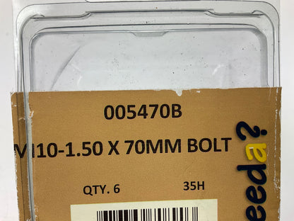 Needa 005470B Metric Bolts - M10-1.50 X 70mm, 6 Pcs