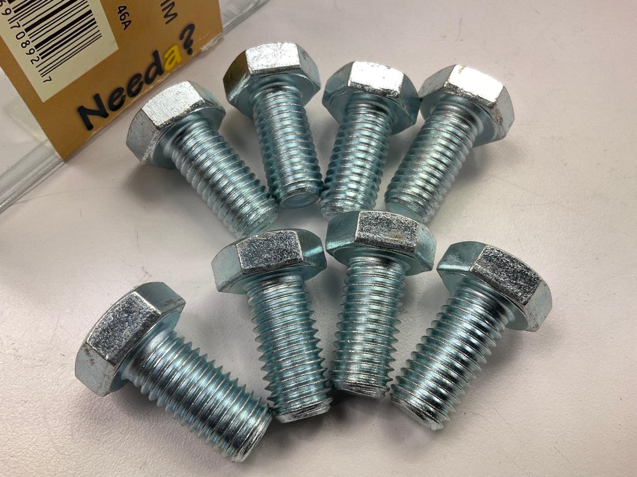 Needa 005490B Hex Head Bolt, M12-1.75 X 25MM - 8 PACK