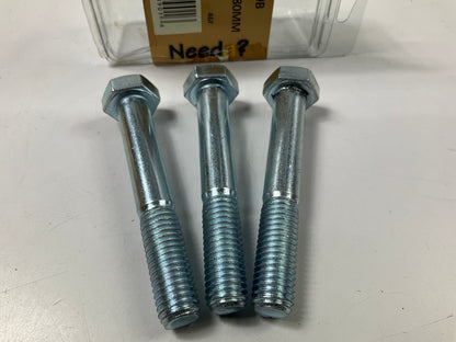 Needa 005690B Hex Head Bolt, M12-1.75 X 80MM - 3 PACK